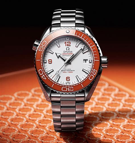 omega seamaster naranja|omega planet ocean 600m price.